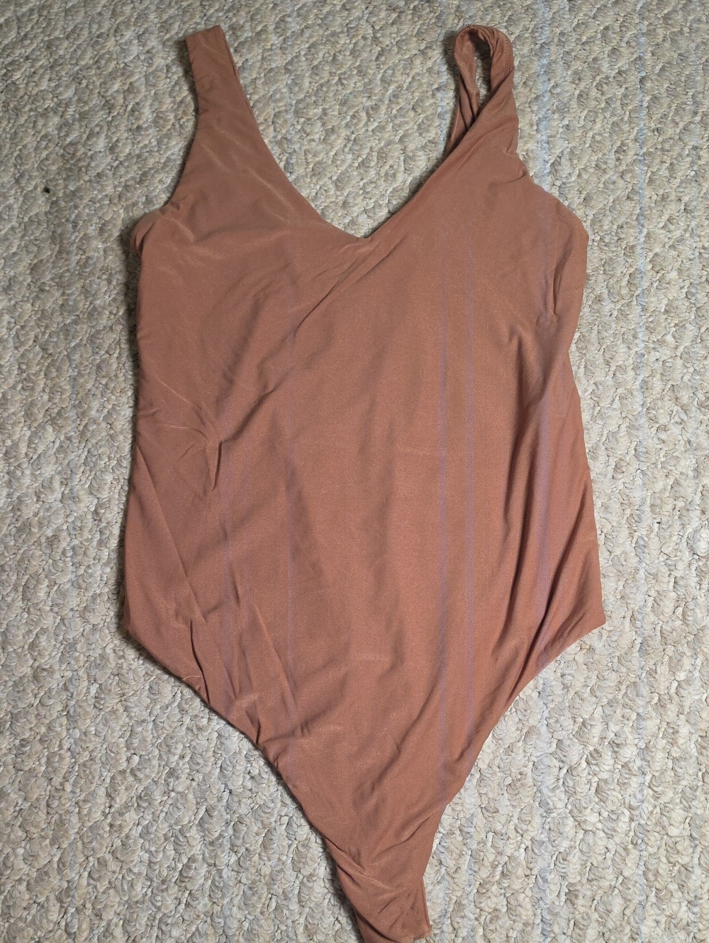 Aerie One-Piece Bodysuit in Rust